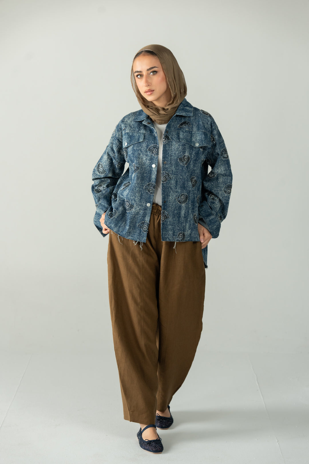 Elan linen pants - biege