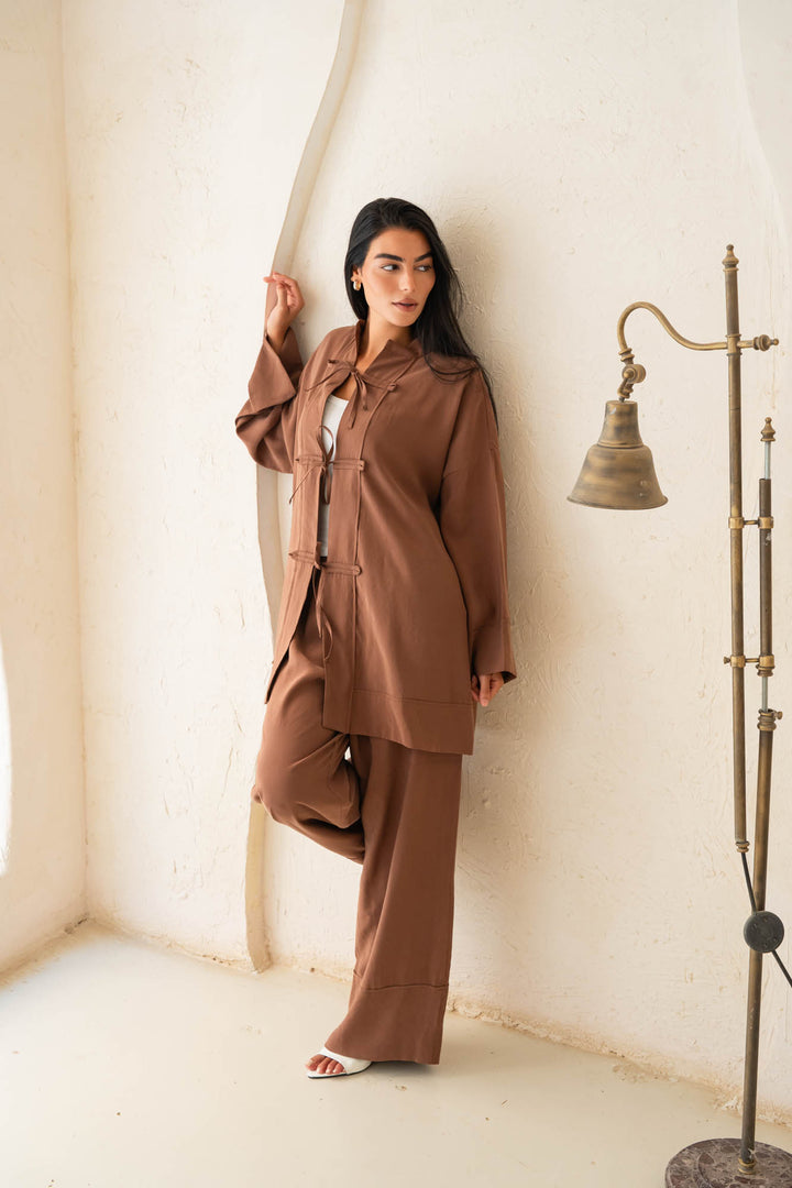 Yuna set - camel beige