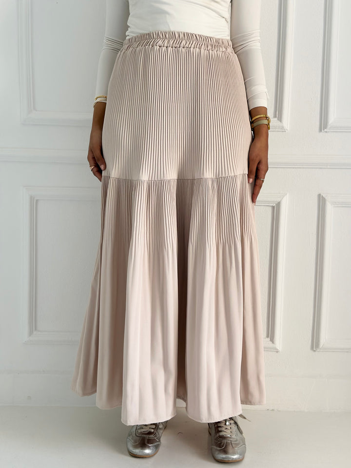Pillise skirt- Beige