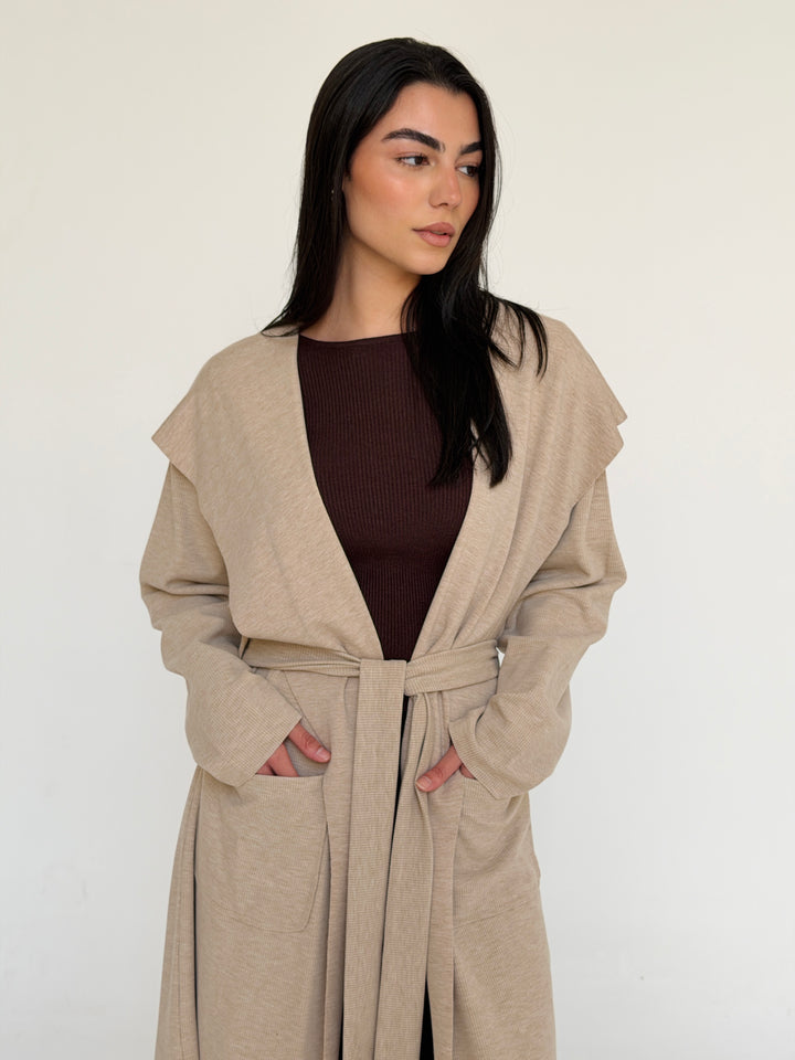 Soft triko kimono- beige