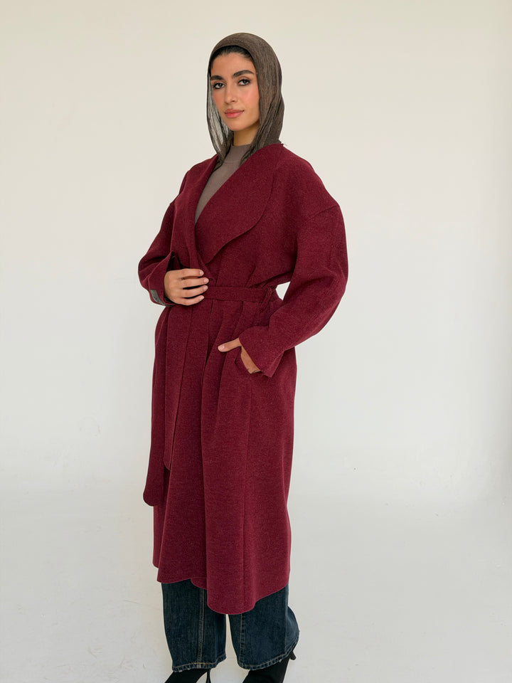 Gokh long coat - red