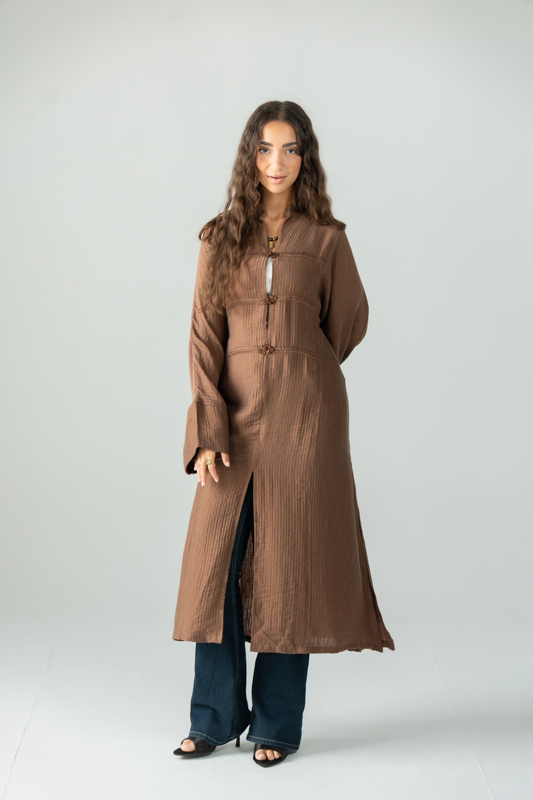 Minimal dress - Brown