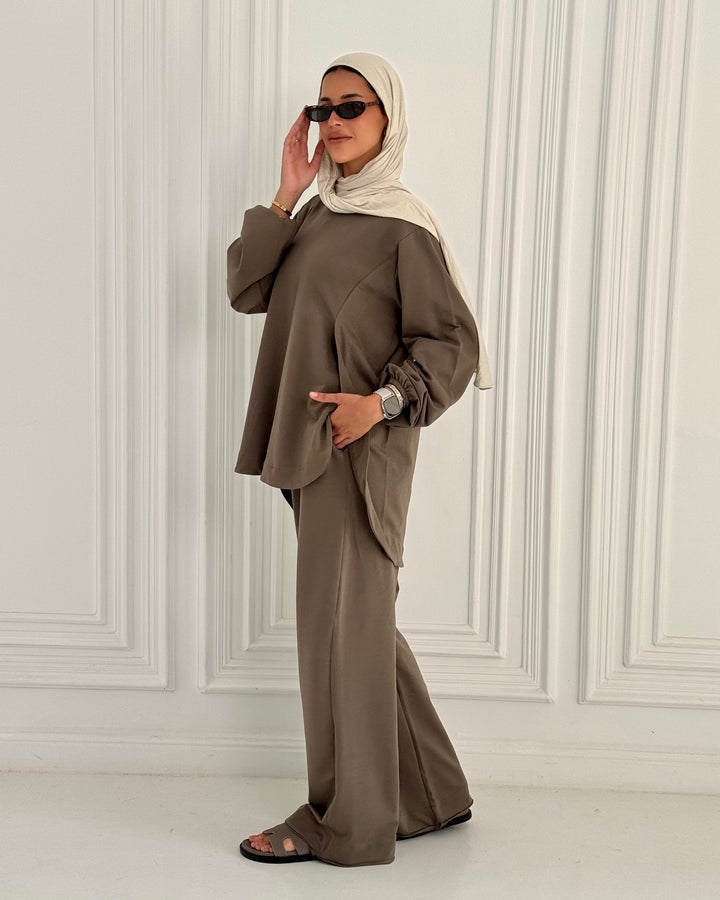 Curved summer set - Brown