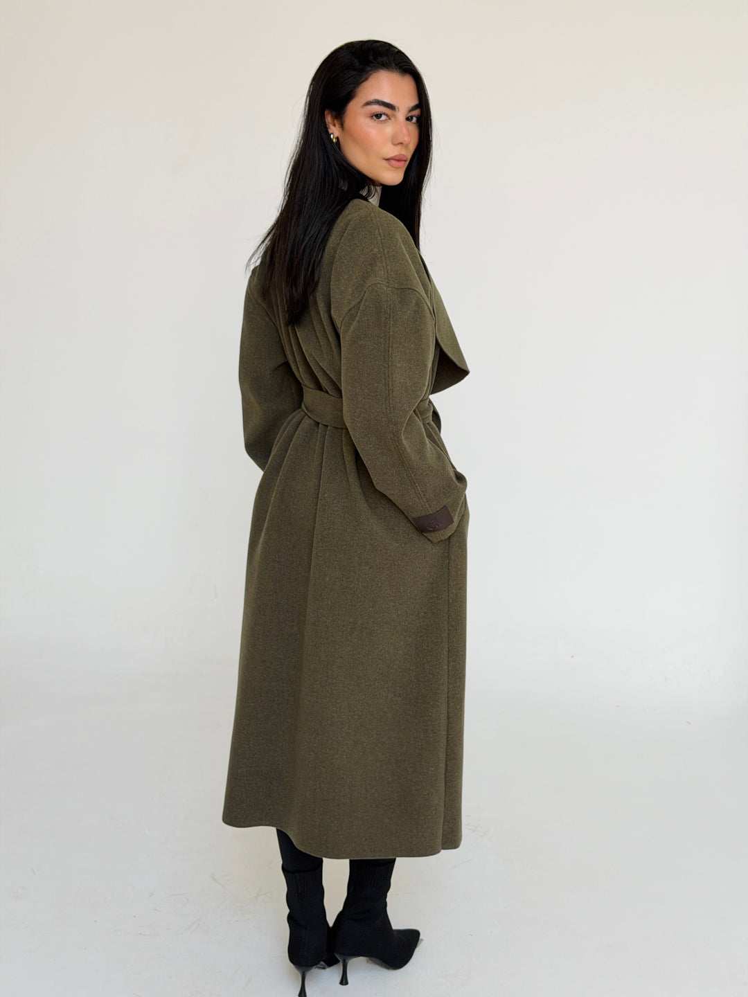 Gokh long coat - olive