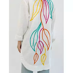 Embroidery new colored shirt