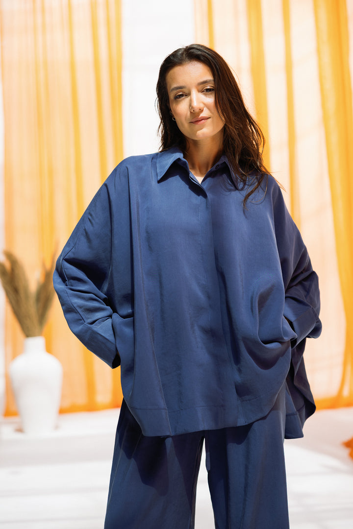 Curved washed set - ocean blue