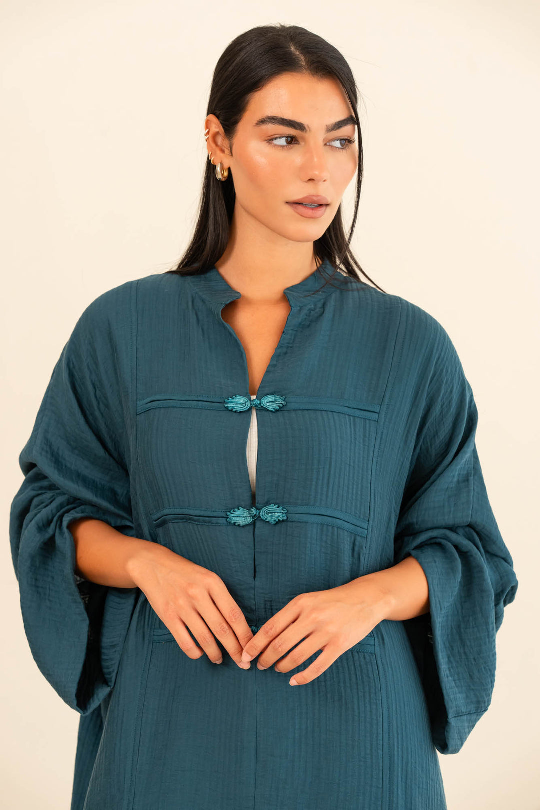 Minimal dress - teal blue