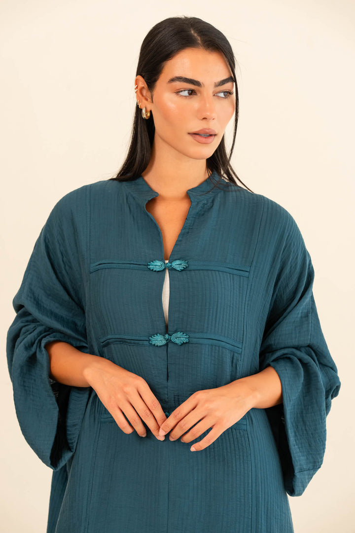 Minimal dress - teal blue