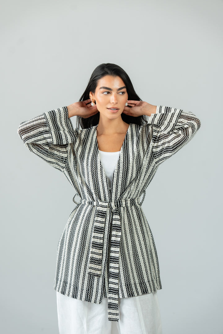 Beach short kimono