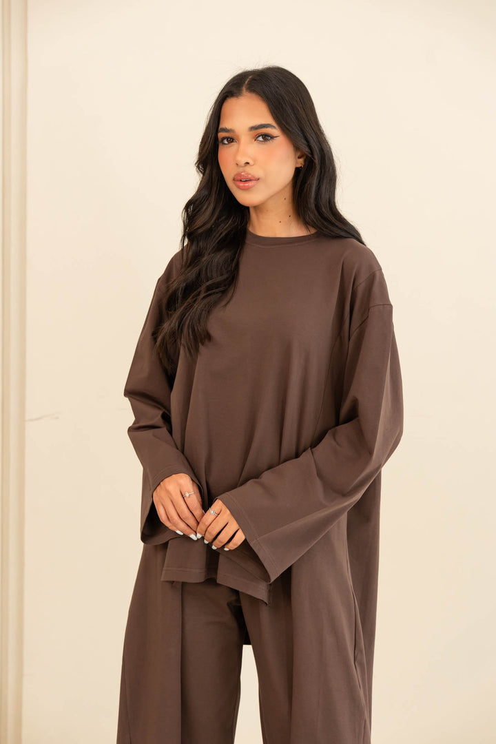 Riva set -brown