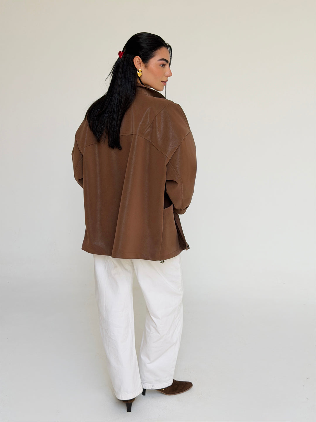 Leather jacket- brown