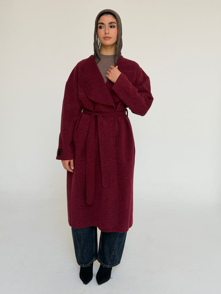 Gokh long coat - red