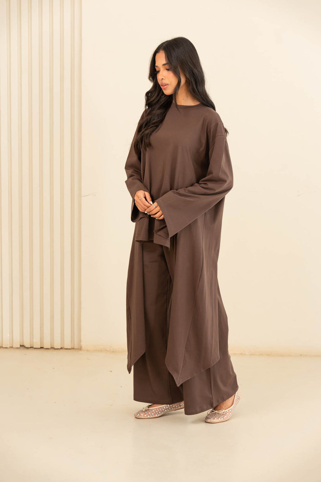 Riva set -brown