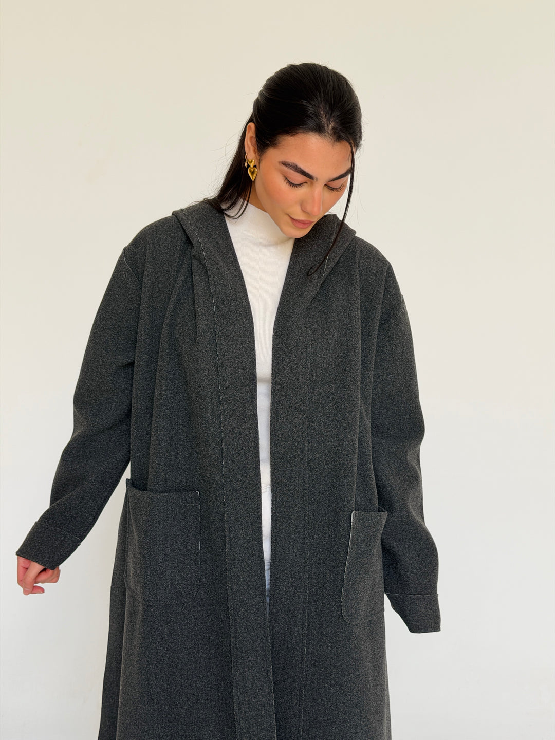 Gokh twisted kimono - Gray