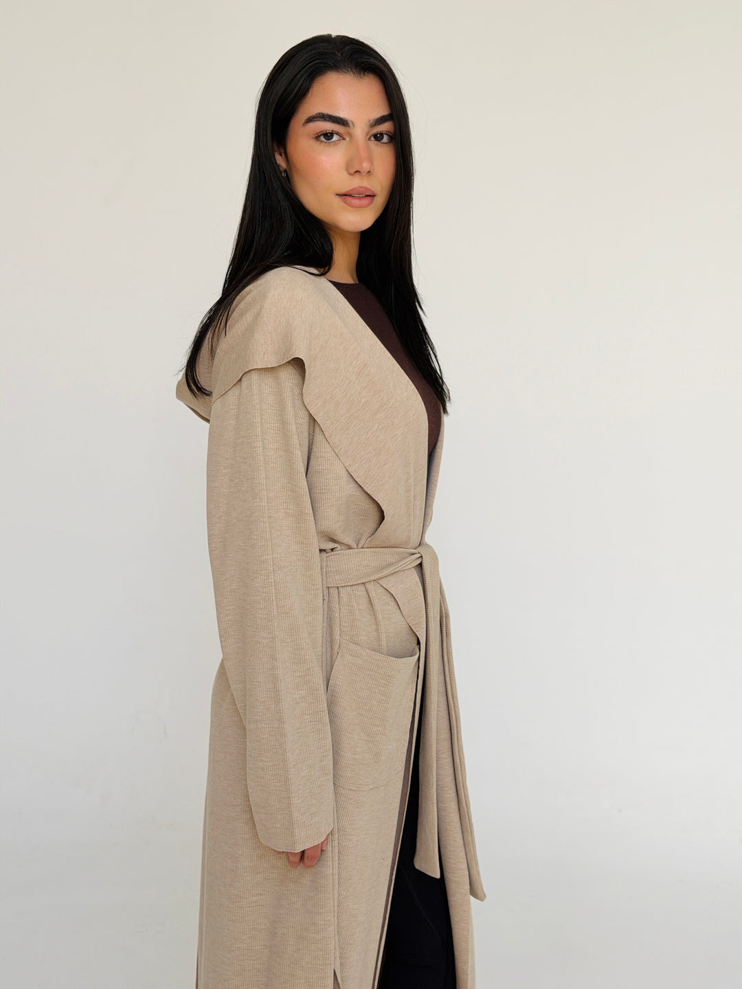 Soft triko kimono- beige