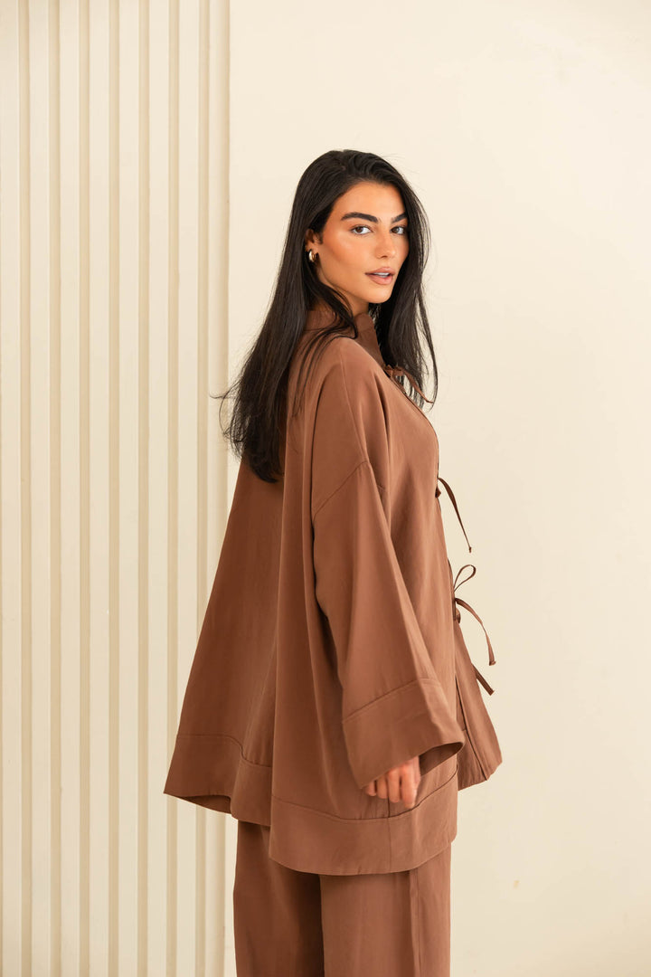 Yuna set - camel beige