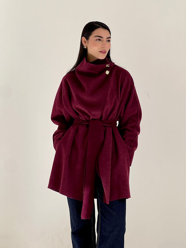 Emma jacket - red wine
