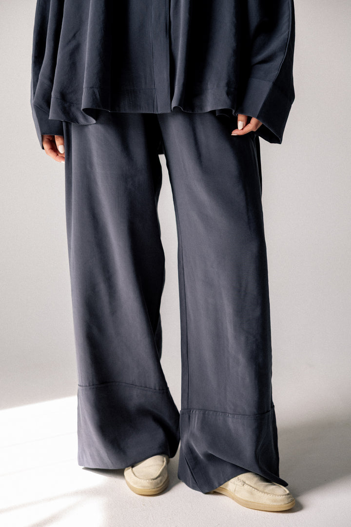 Curved washed set - Steel blue