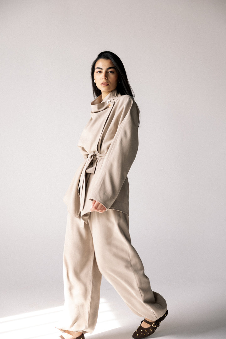 Dalida cross set -Mocha