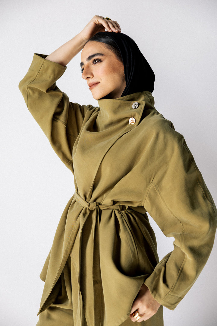 Dalida cross set - Yellow green
