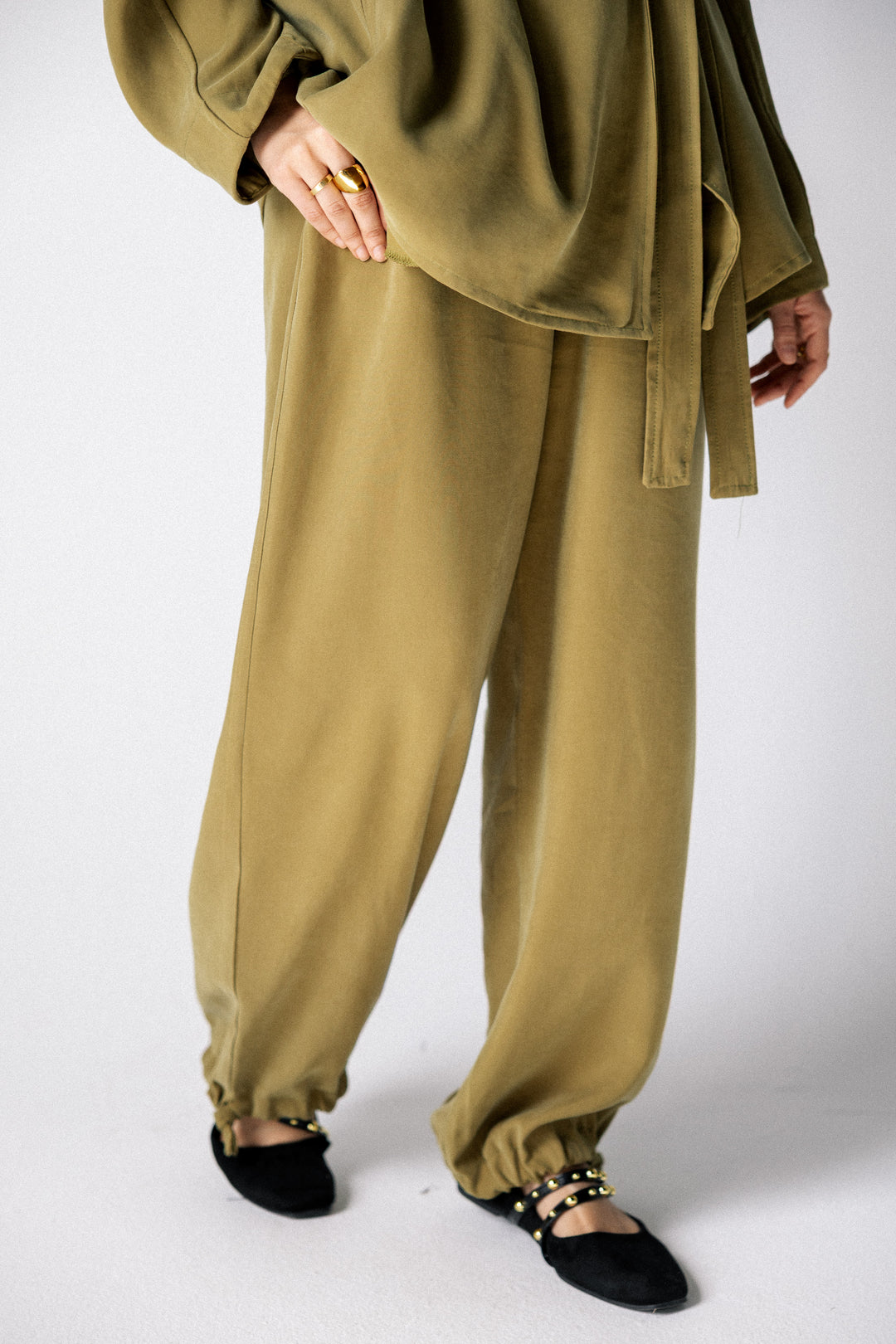 Dalida cross set - Yellow green