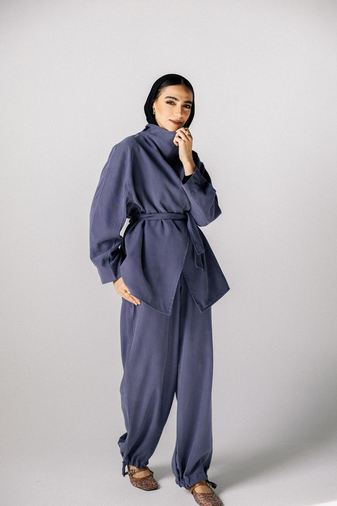 Dalida cross set -Ocean blue
