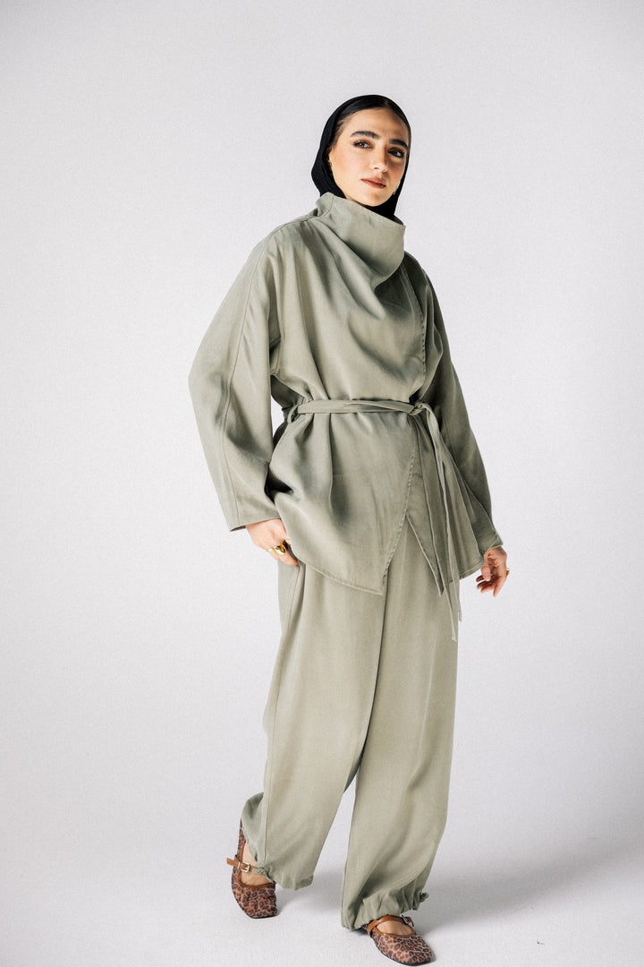 Dalida cross set - Olive