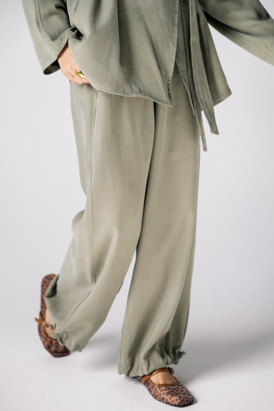 Dalida cross set - Olive