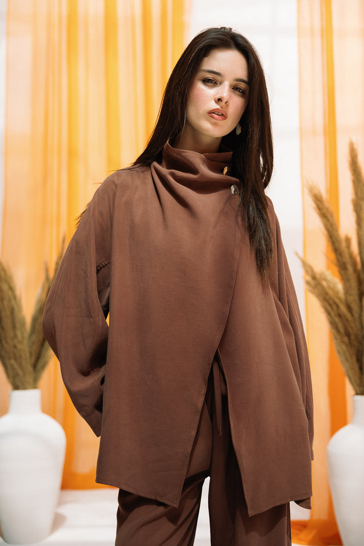 Dalida cross set - brown