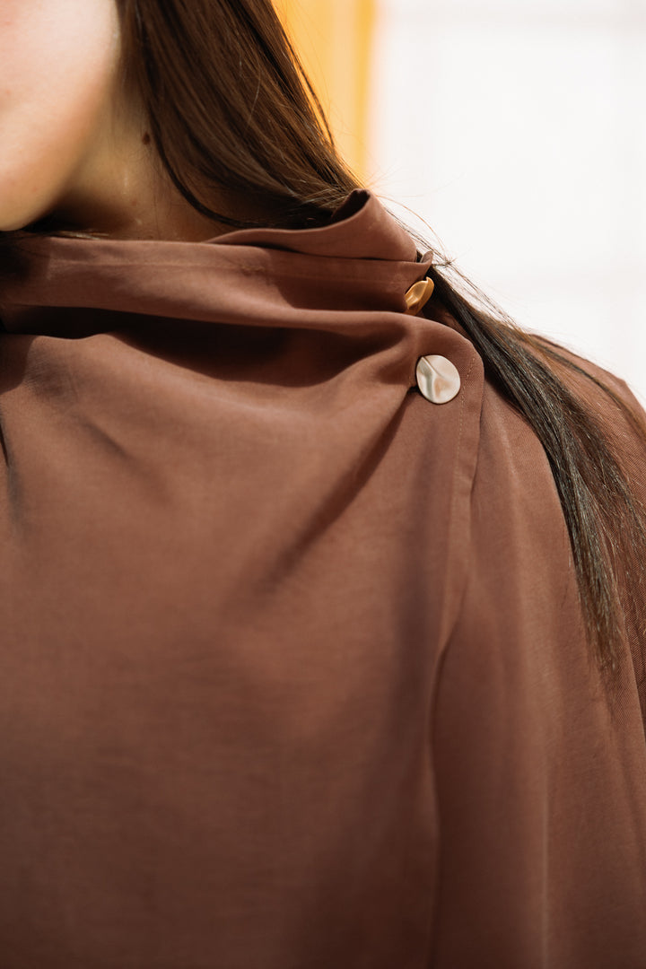 Dalida cross set - brown