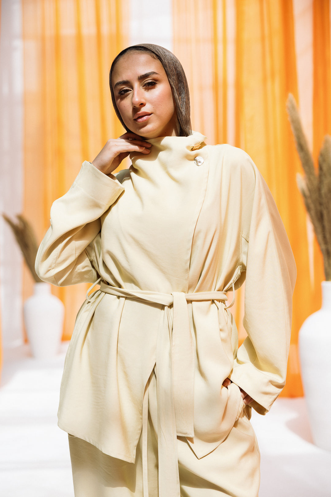 Dalida cross set - butter yellow