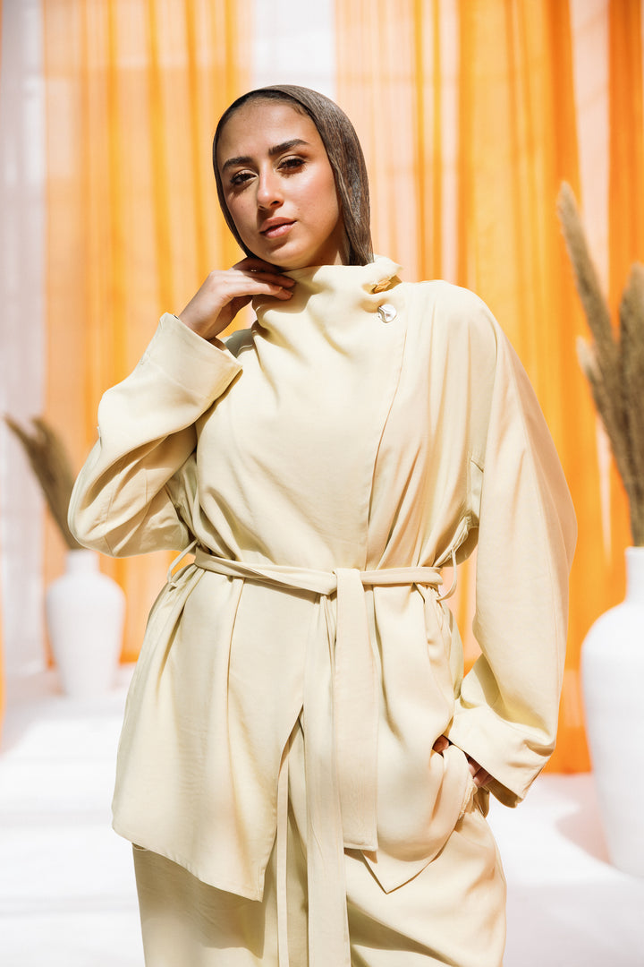 Dalida cross set - butter yellow
