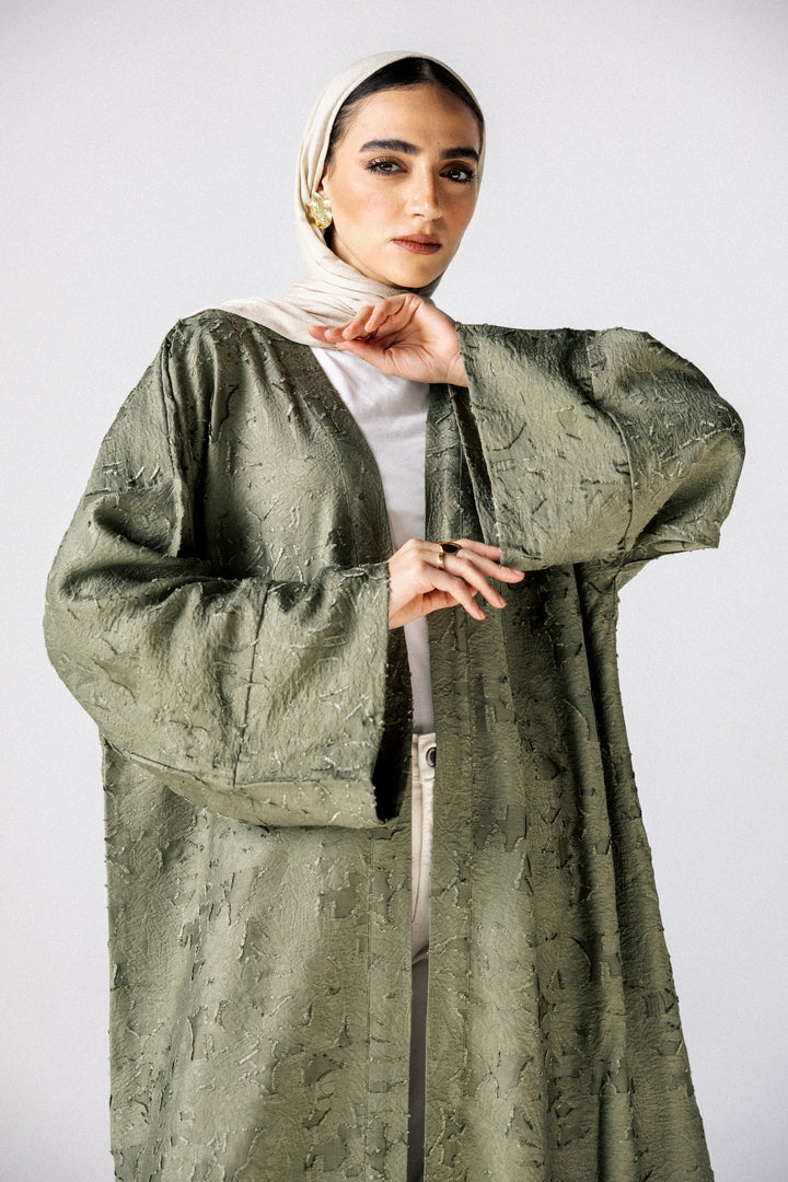 flory kimono- Olive