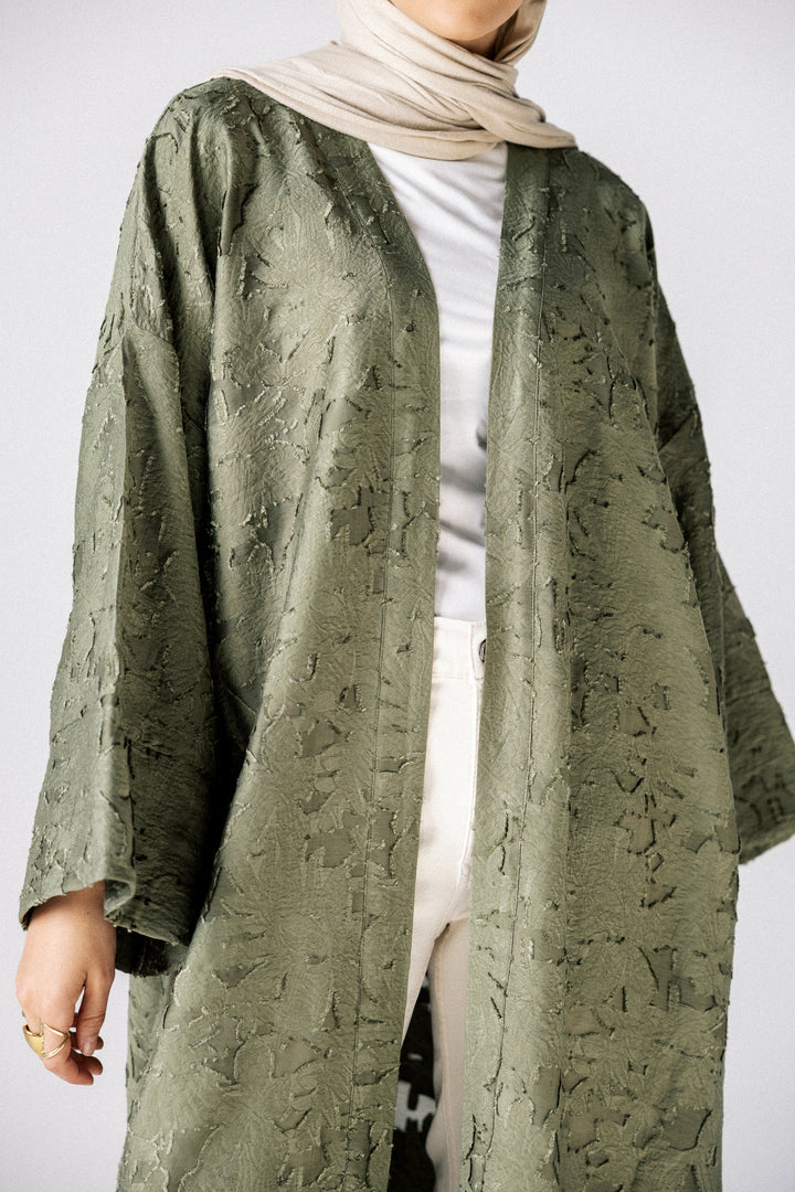 flory kimono- Olive