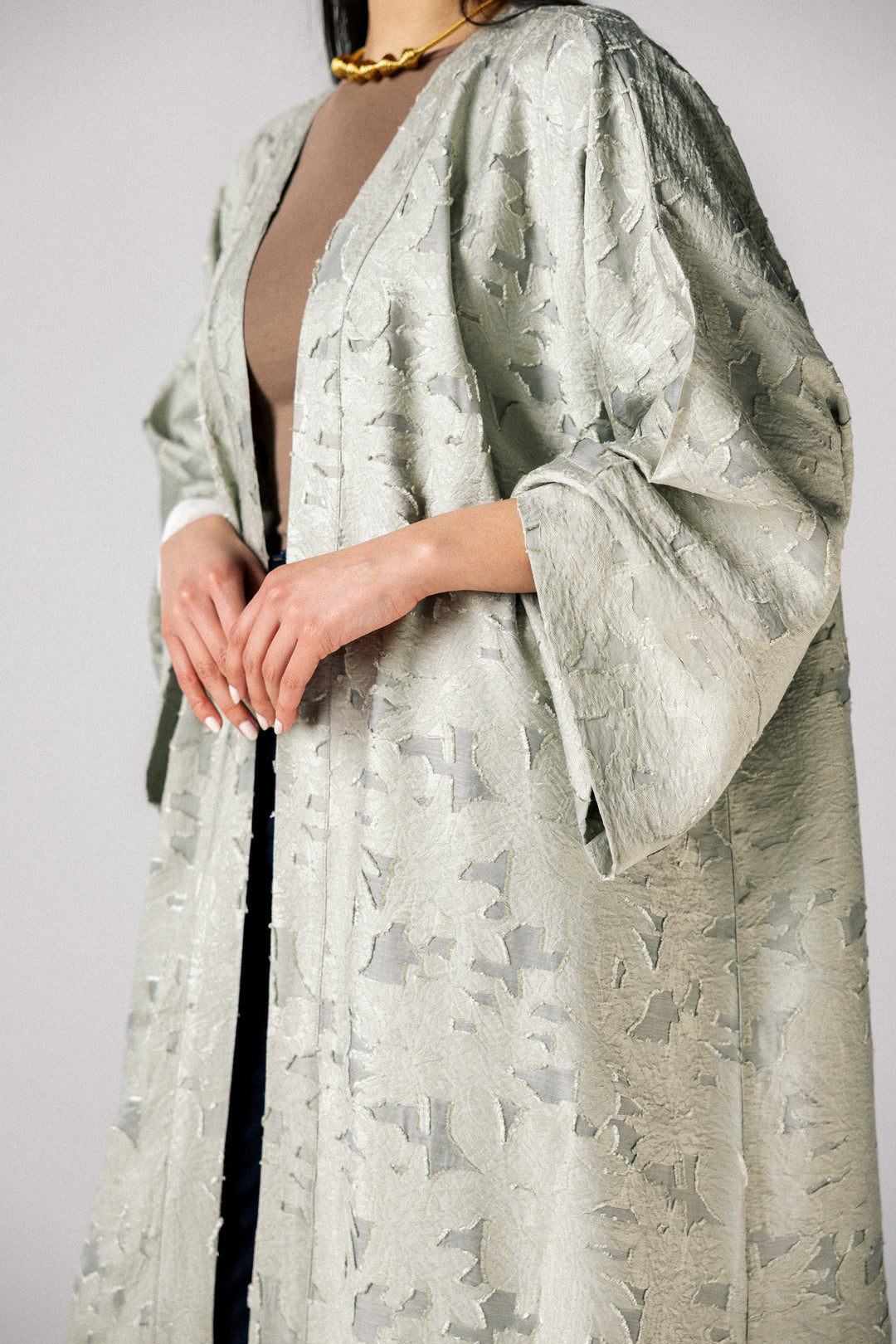 flory kimono- matcha