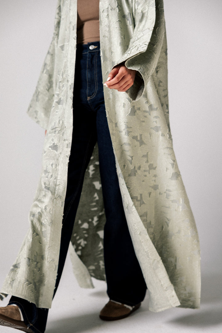 flory kimono- matcha