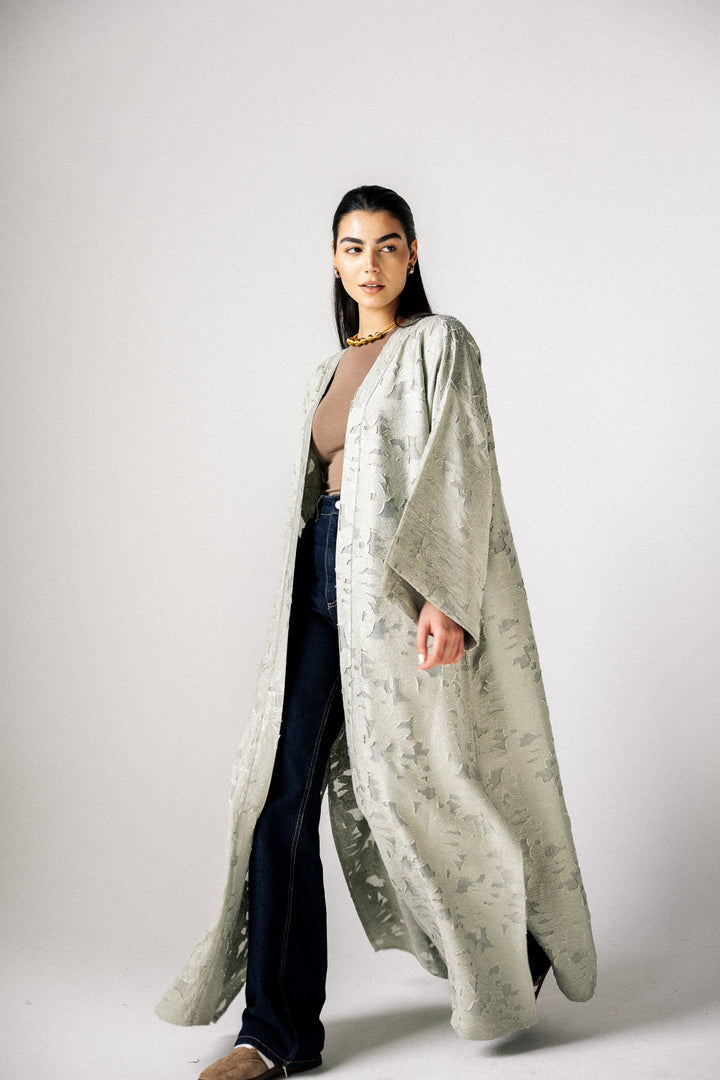 flory kimono- matcha