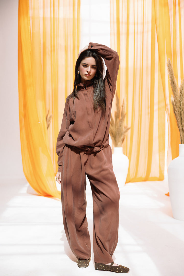 Amber set - brown
