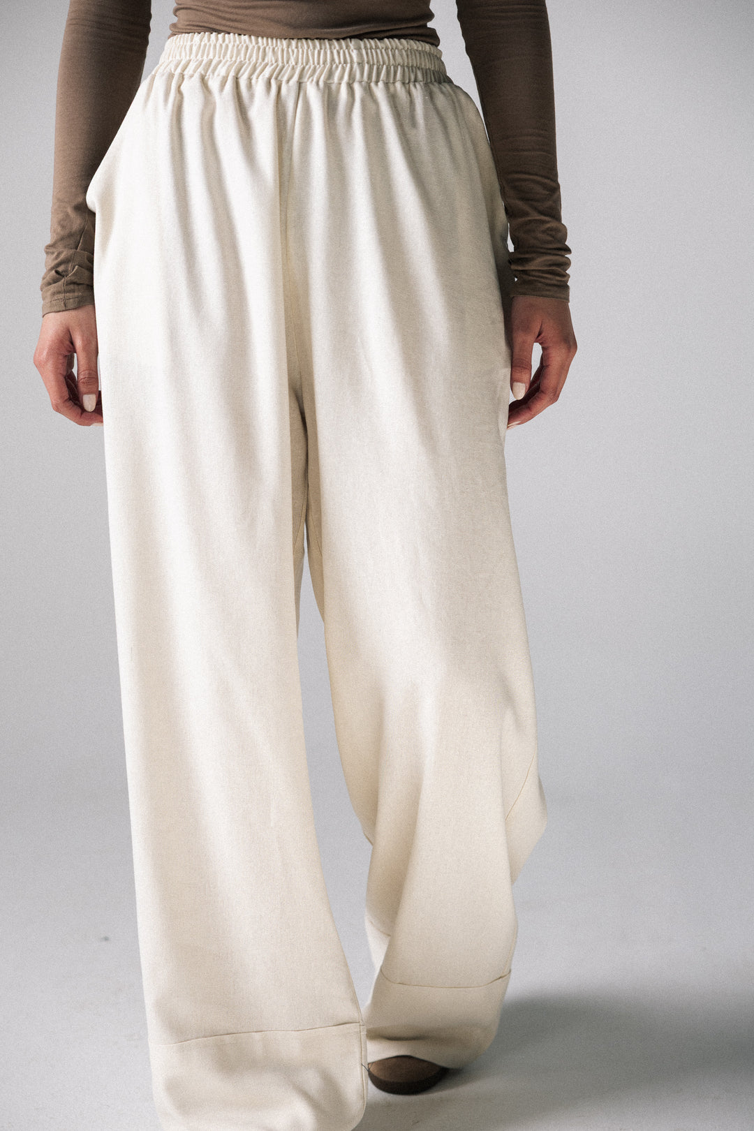 linen pants- off white