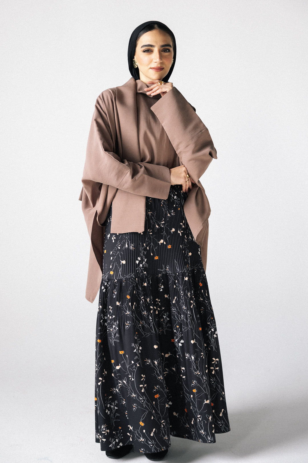 Printed pleated Skirt - lily