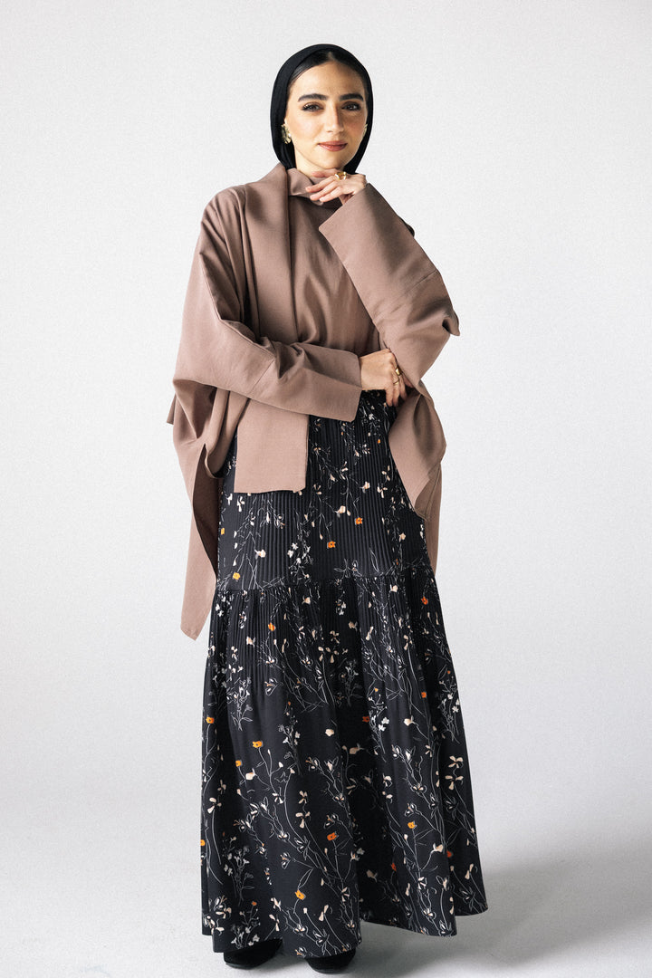 Printed pleated Skirt - lily