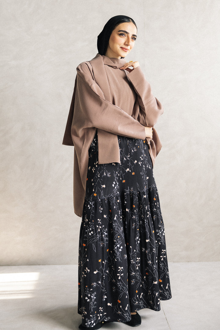 Printed pleated Skirt - lily