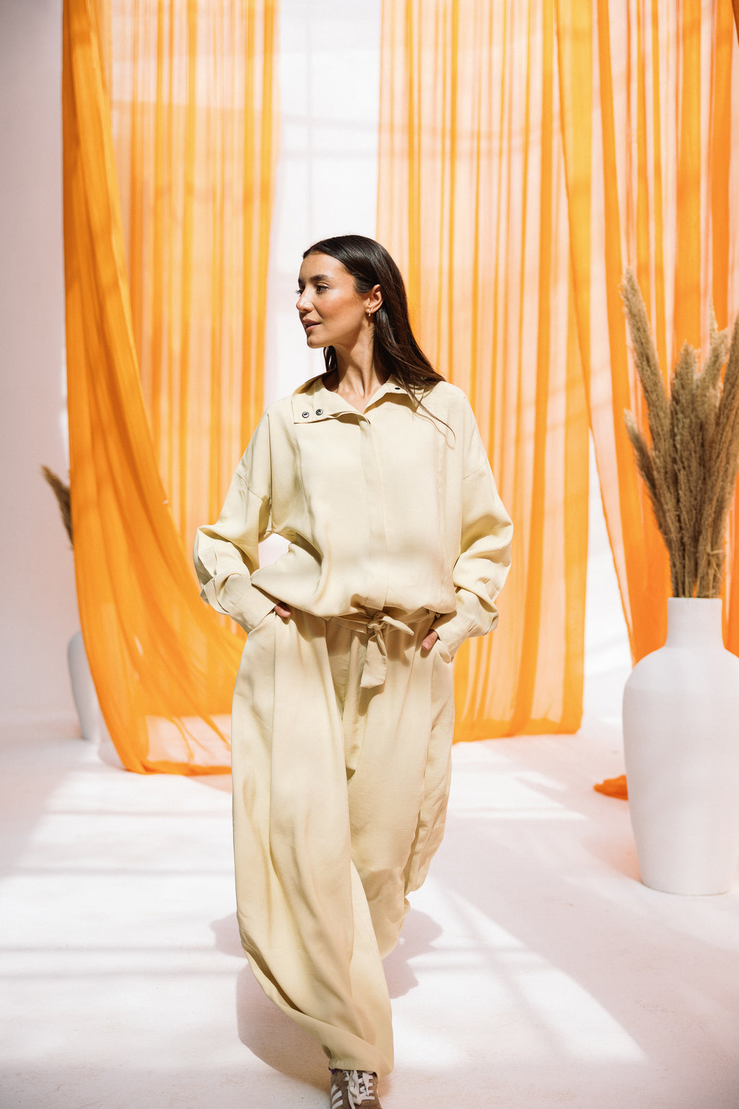 Amber set - butter yellow