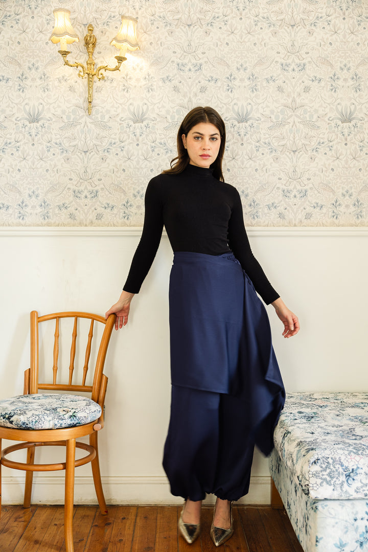 Pants with extension - Blue