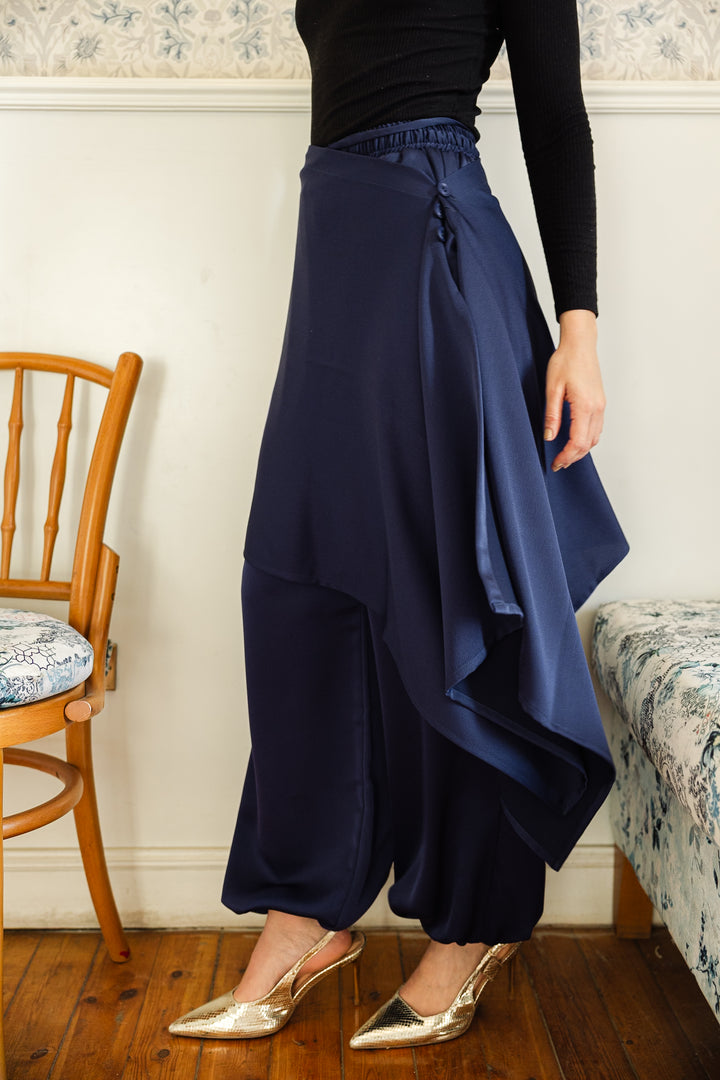Pants with extension - Blue
