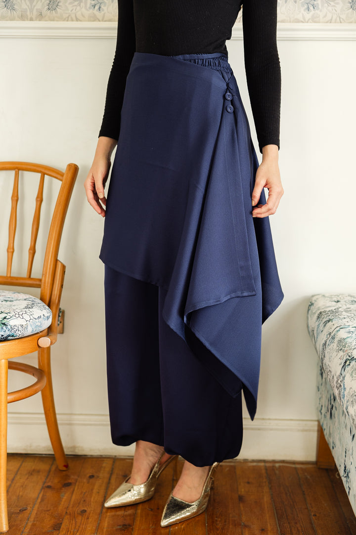 Pants with extension - Blue