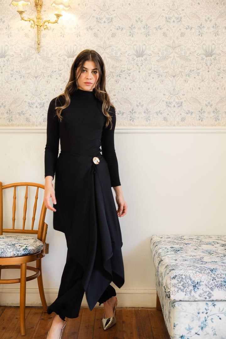 Pants with extension - Black