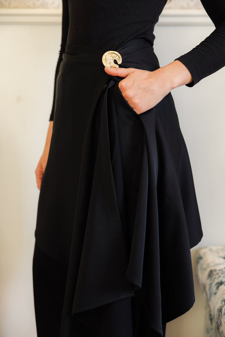 Pants with extension - Black