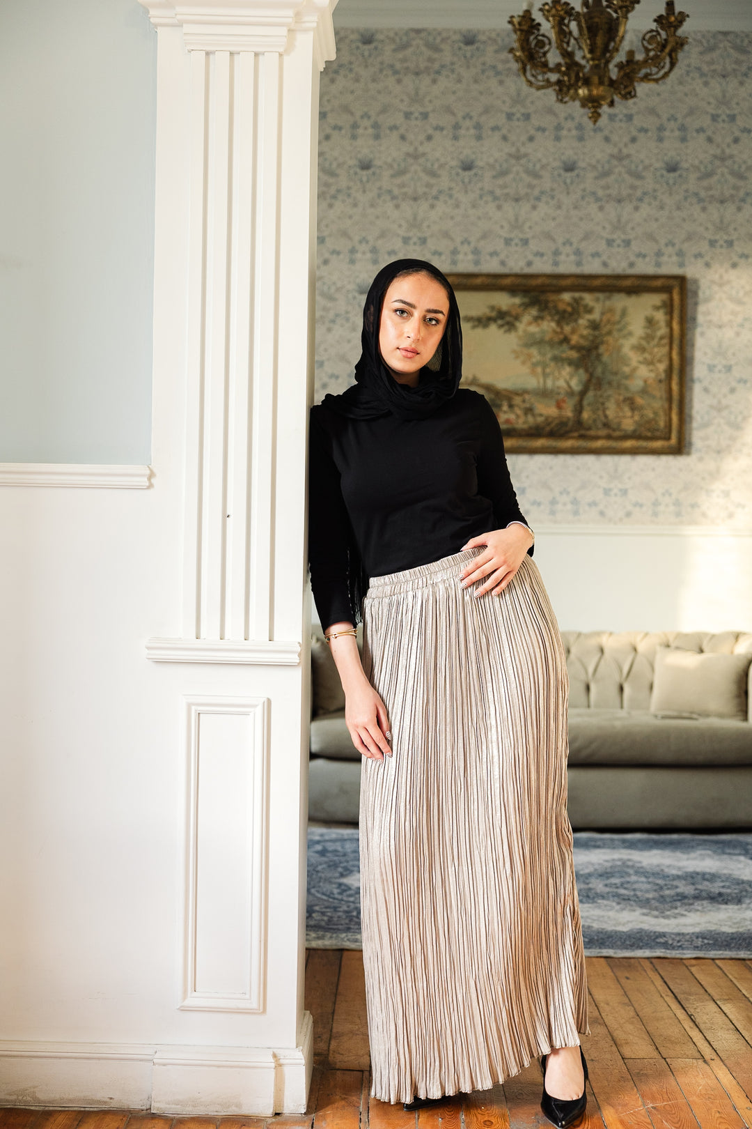 Glam Skirt - Beige