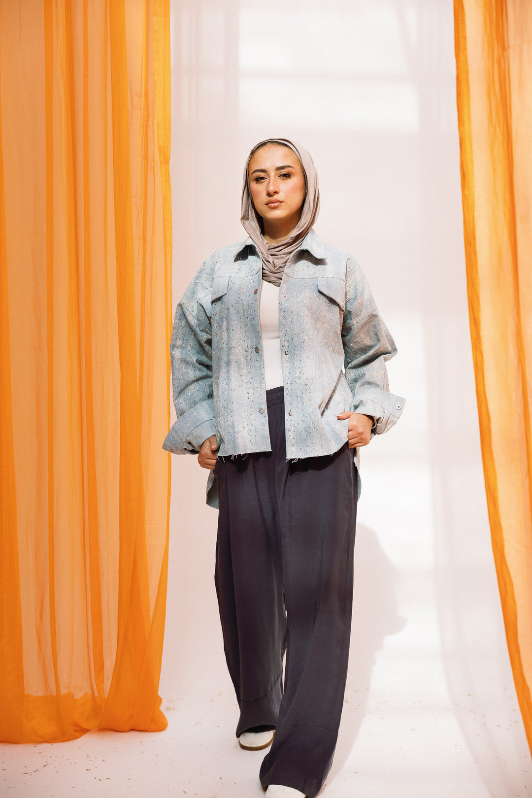 stars jeans jacket-light jeans